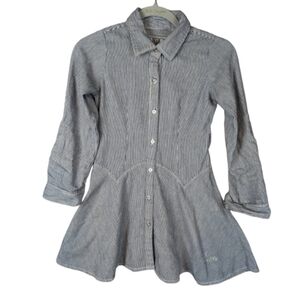 Guess pinstripe dress for girls size 10-12